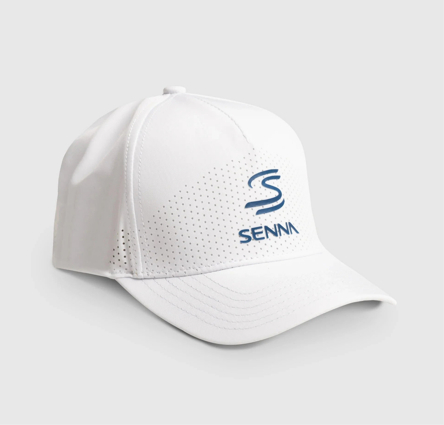 Ayrton Senna F1 white hat