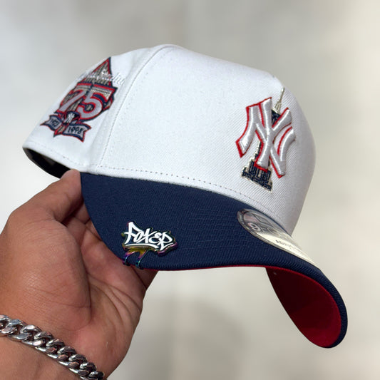 9FORTY A F NY YANKEES WHITE/NAVY