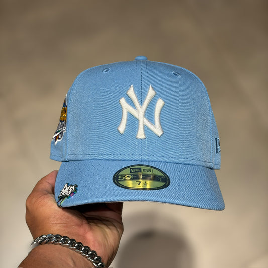 59FIFTY NY YANKEES SKYBLUE LOGO WS 1999