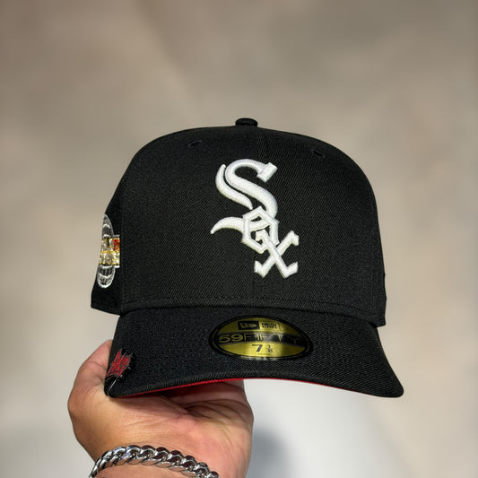 59FIFTY WHITE SOX BLACK WHITE WS 2005