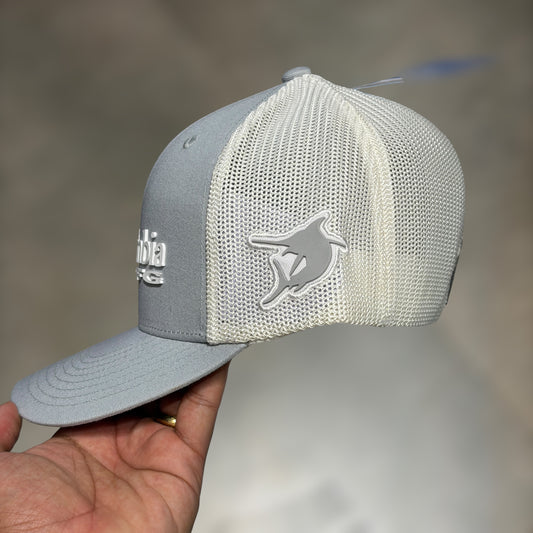 Columbia PFG cerrada grey white mesh