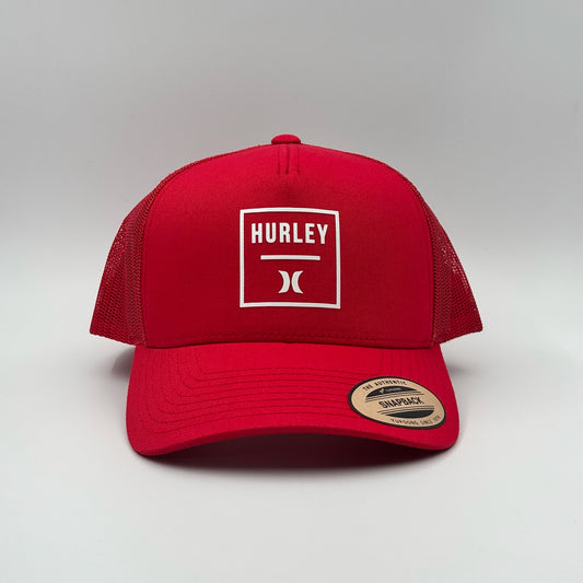 HURLEY RED WHITE LOGO
