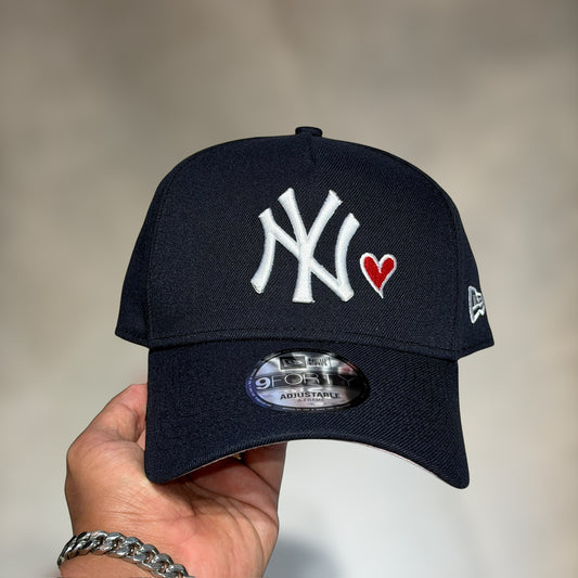 9FORTY A FRAME NY YANKEES NAVY CORAZÓN