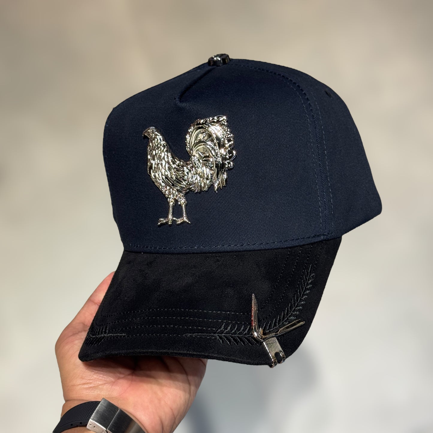 BELICA BIG BOSS PUESTOS 15 GALLO NAVY GAMUZA