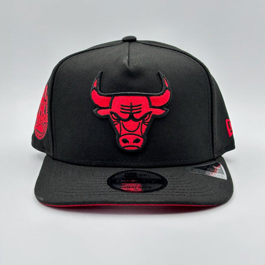 9FIFTY CHICAGO BULLS BLACK RED LOGO