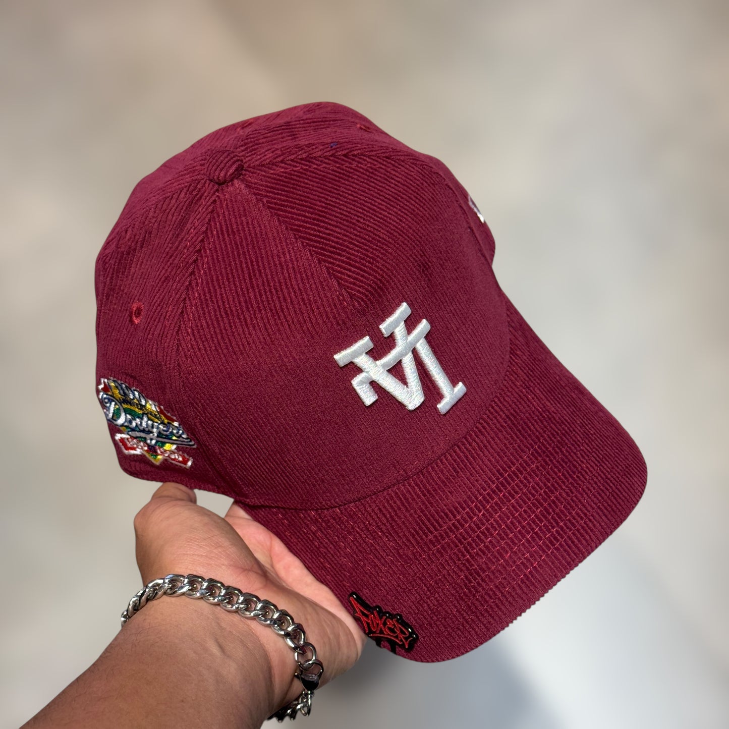 9FIFTY DODGERS MARRON PANA UPSIDE DOWN LOGO