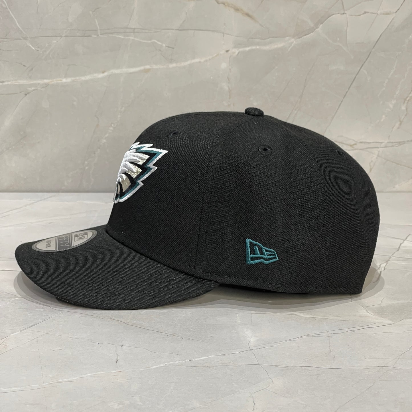 9FIFTY PHILADELPHIA EAGLES BLACK WHITE LOGO