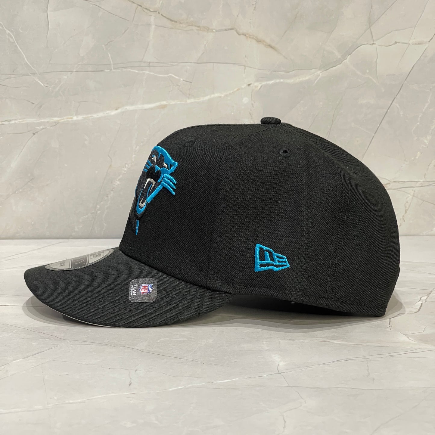 9FIFTY CAROLINA PANTHERS BLACK BLUE LOGO