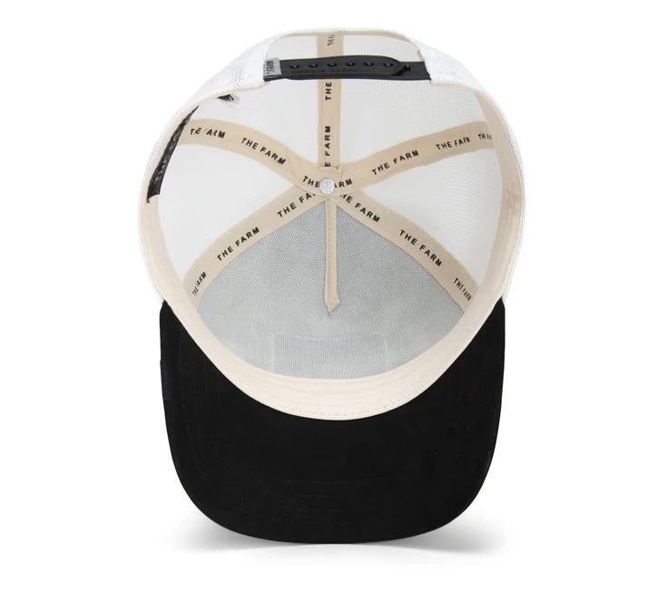GOORIN BROS DEADLY WHITE BLACK VISOR