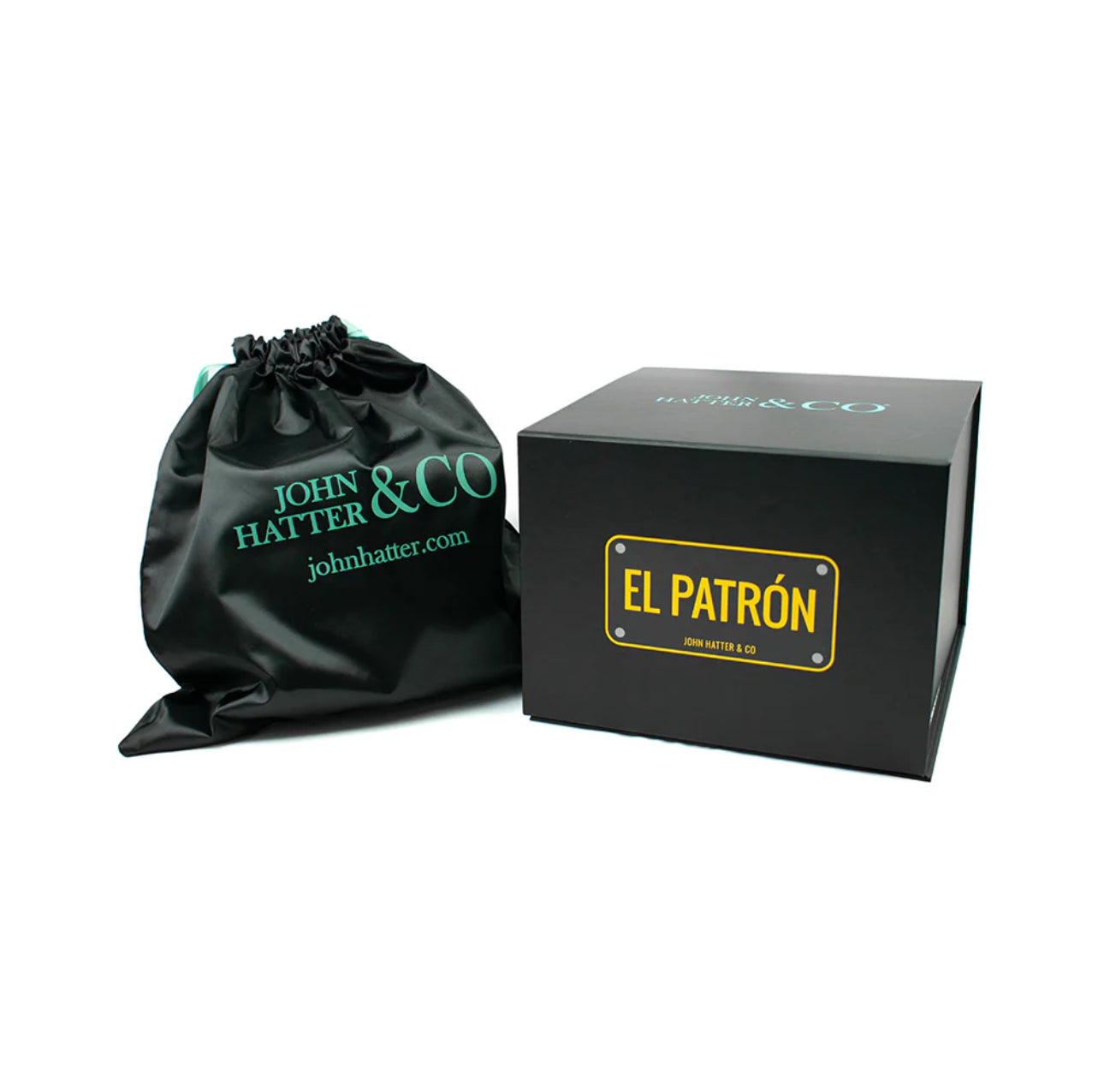 JOHN HATTER EL PATRON BLACK LOGO ALUMINIUM