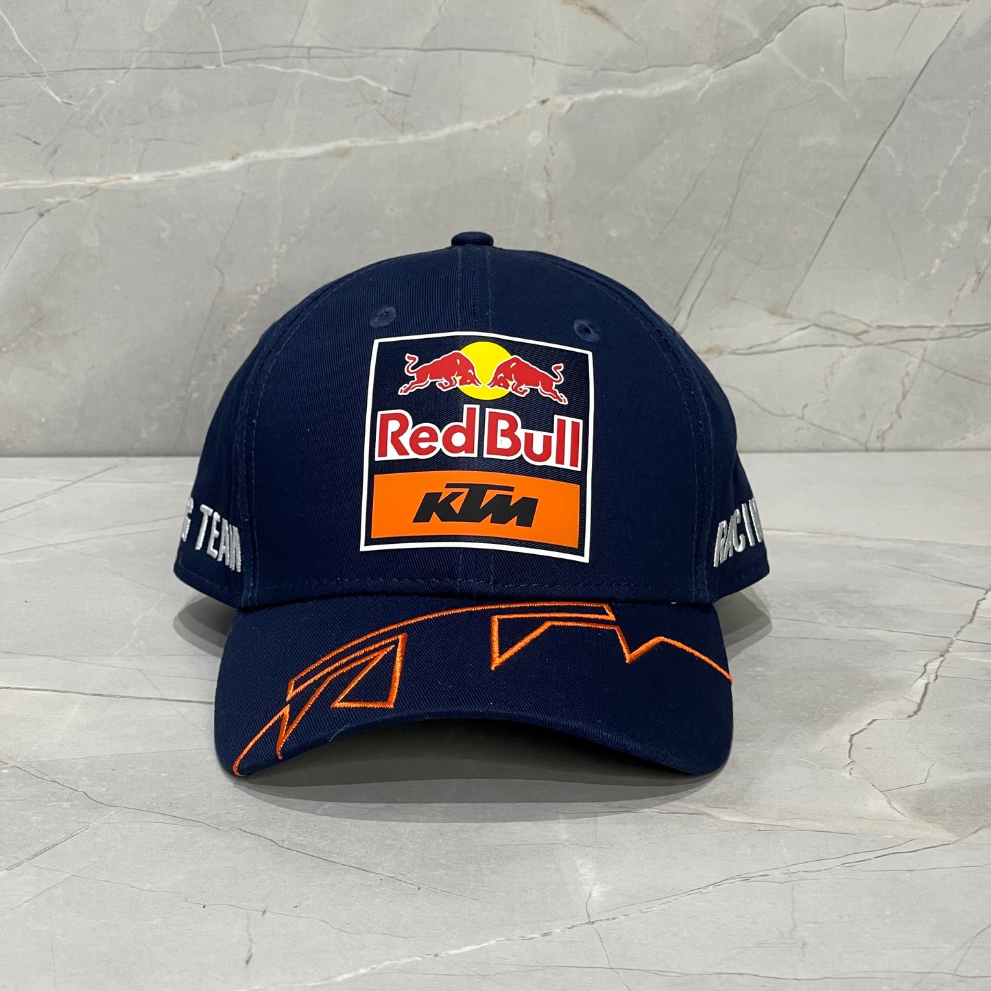 REDBULL NAVY KTM DISEÑO EN LA VISERA