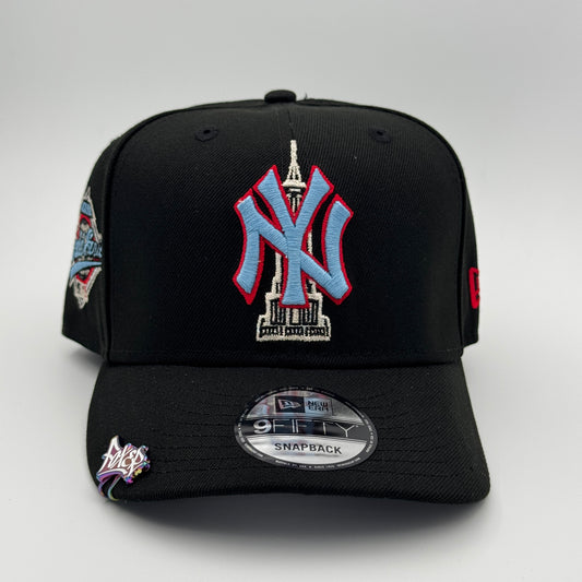 9FIFTY NY YANKEES BLACK EMPIRE STATE SKYBLUE LOGO WS 1996
