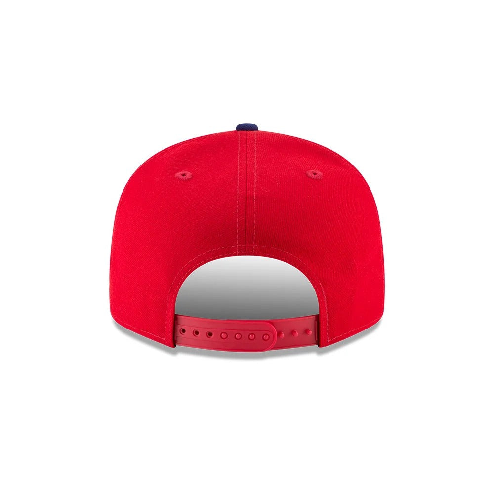 9FIFTY PHILADELPHIA RED SCARLET WHITE LOGO