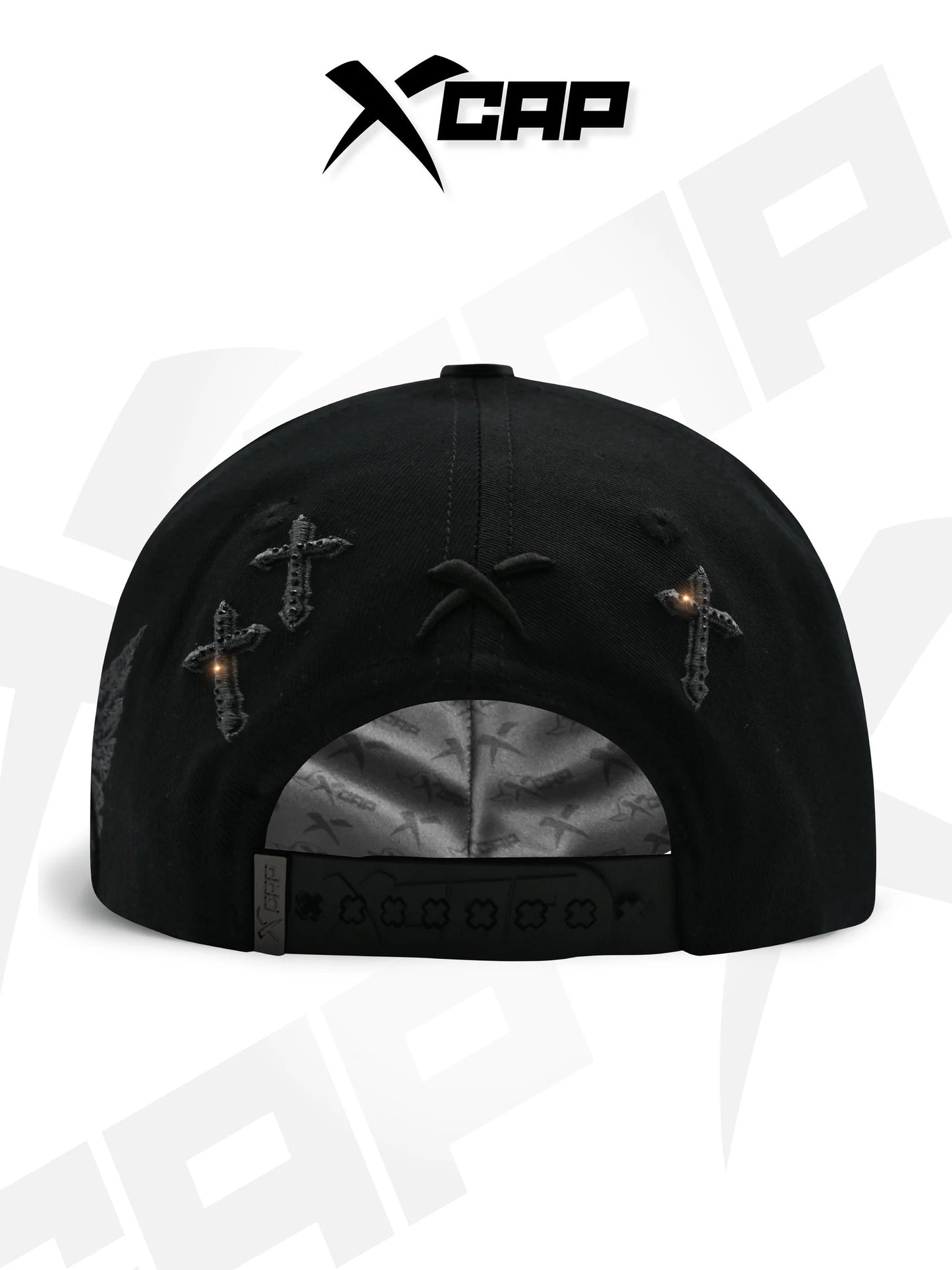 BELICA XCAPS LA DODGERS BLACK ON BLACK UPSIDE LOGO CRUZ