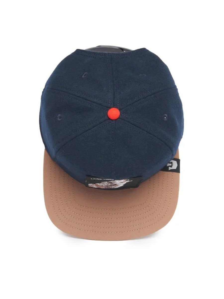 GOORIN BROS LONE WOLF NAVY PLANA