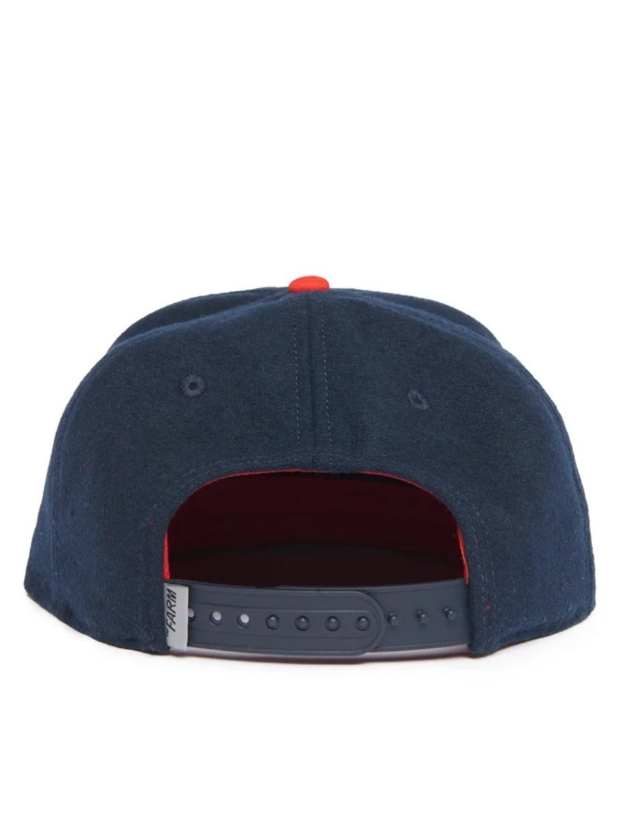 GOORIN BROS LONE WOLF NAVY PLANA