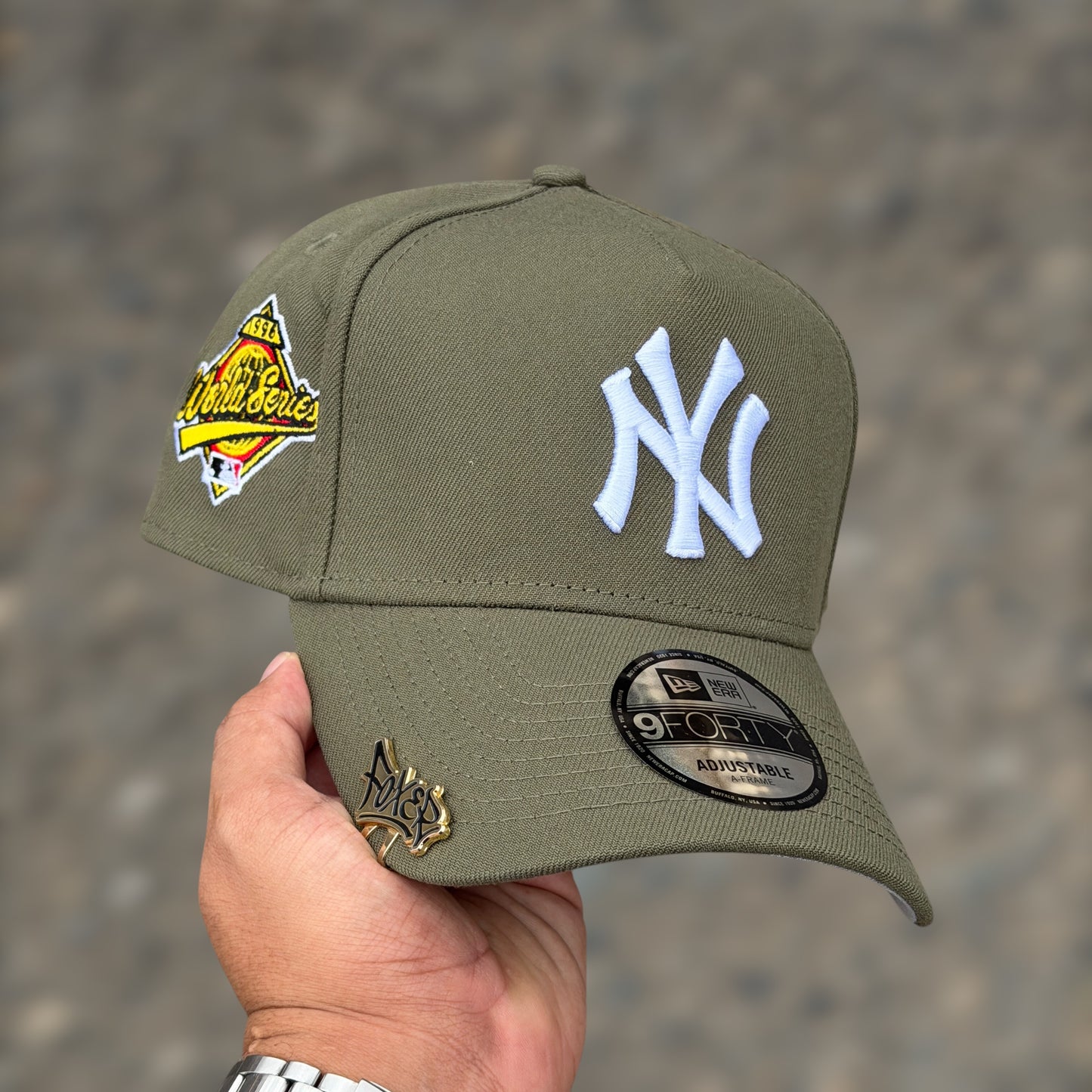 9FORTY NY YANKEES OLIVE GREEN WS