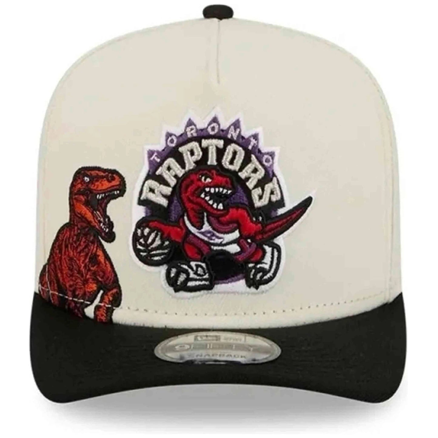 9FIFTY A FRAME TORONTO RAPTORS BEIGE BLACK LOGO HWC