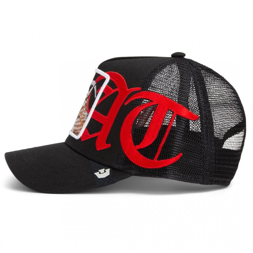 GOORIN BROS GOAT BLACK RED LETTER