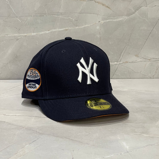 59FIFTY NY YANKEES NAVY 50TH ANNIVERARY UNDERVISOR LOGO AMERICA