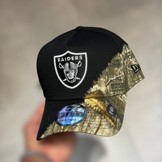 9FORTY A FRAME RAIDERS BLACK CAMO TEAR AWAY