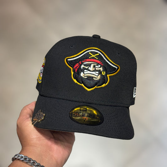 59FIFTY PIRATES BLACK LOGO PIRATAS