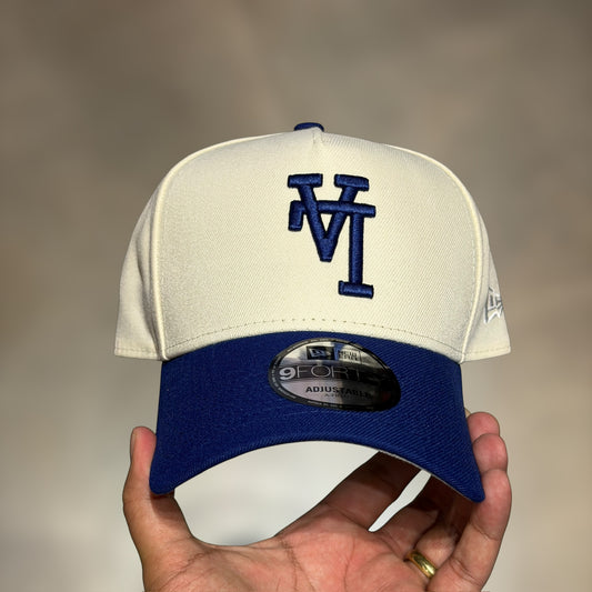 9FORTY A FRAME LA DODGERS BEIGE VISOR BLUE