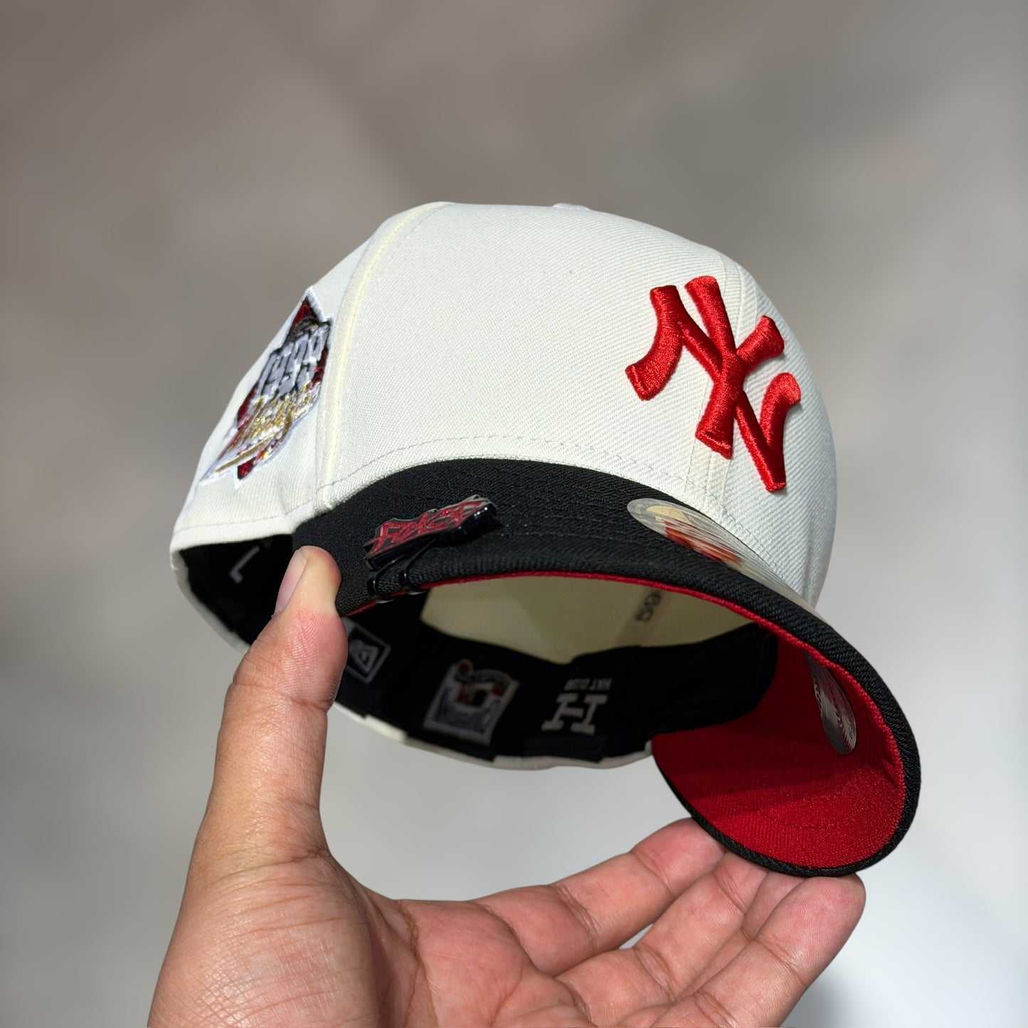 59FIFTY NY YANKEES BEIGE BLACK WS 1999