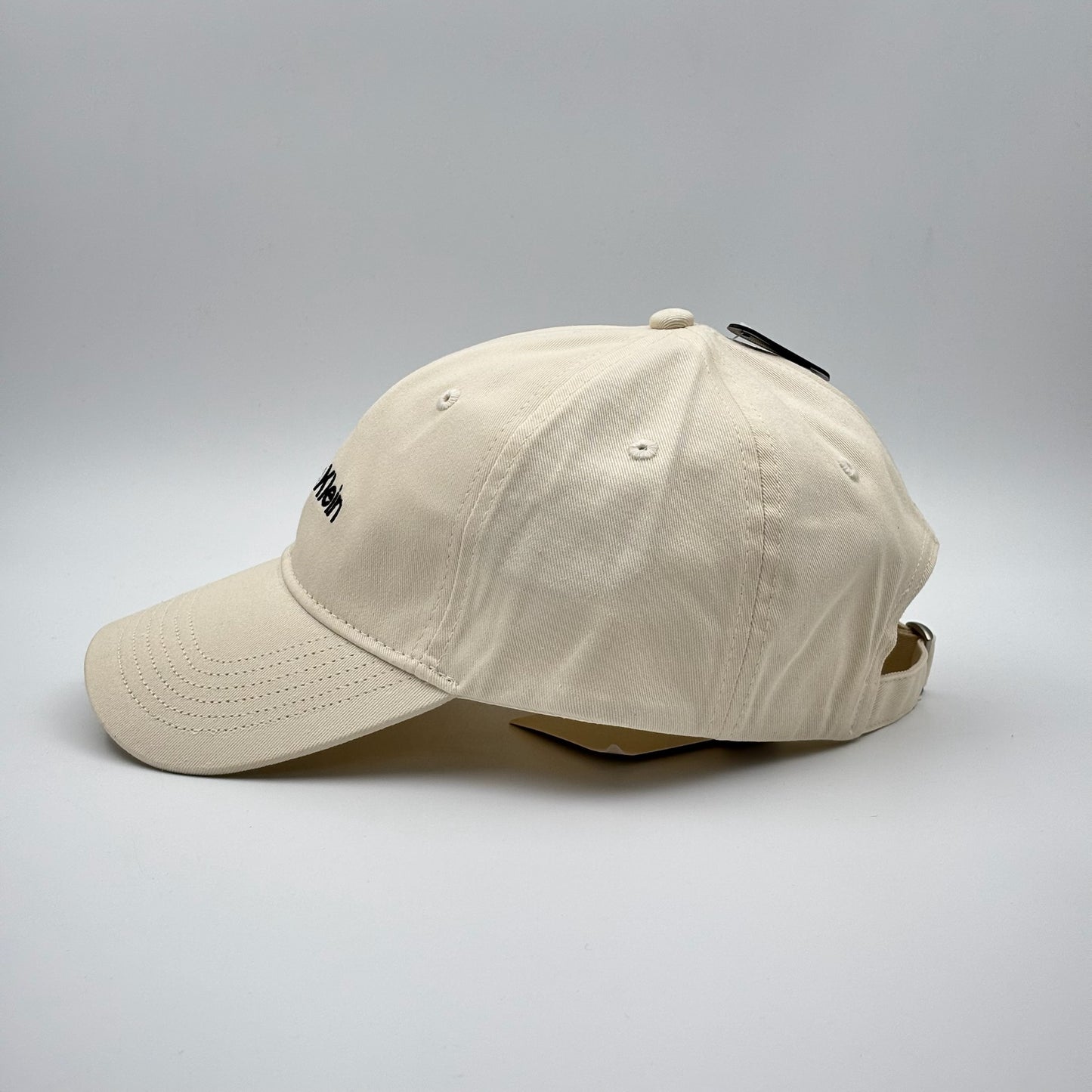 CALVIN KLEIN BEIGE BLACK LOGO LETTER