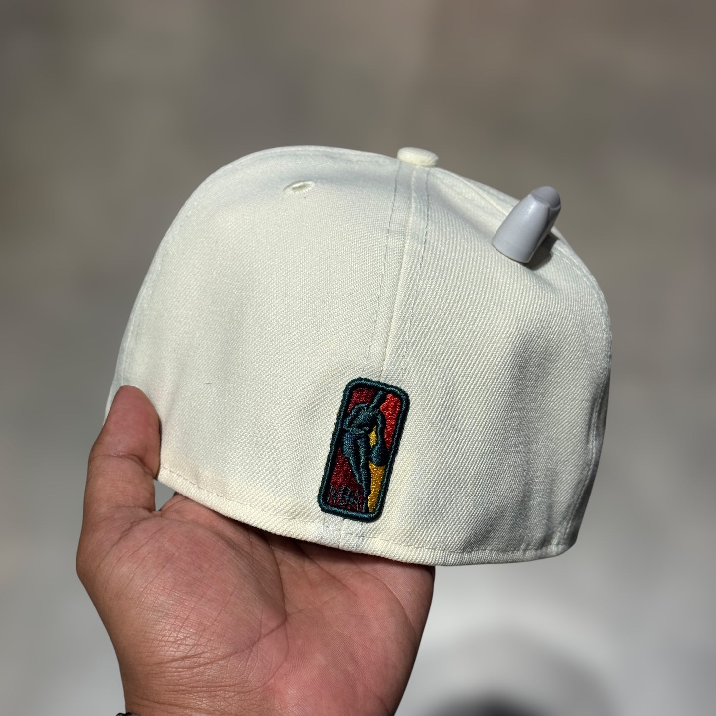 59FIFTY MIAMI HEAT BEIGE UNDERVISOR NEON