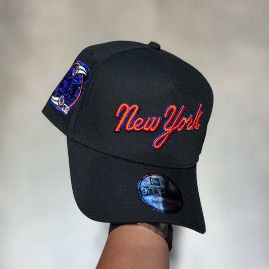 9FORTY A FRAME NY YANKEES BLACK ORANGE LETTER LOGO SUBWAY 2000