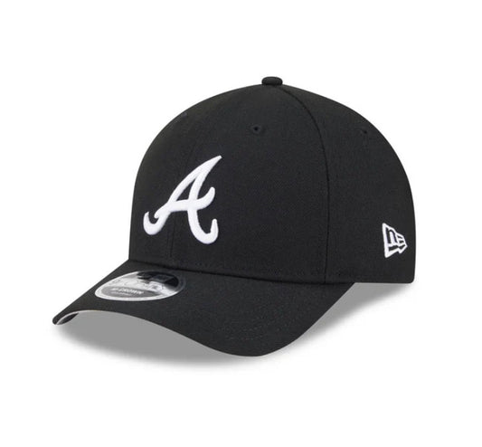 9FORTY M-CROWN ATLANTA BRAVES BLACK WHITE LOGO
