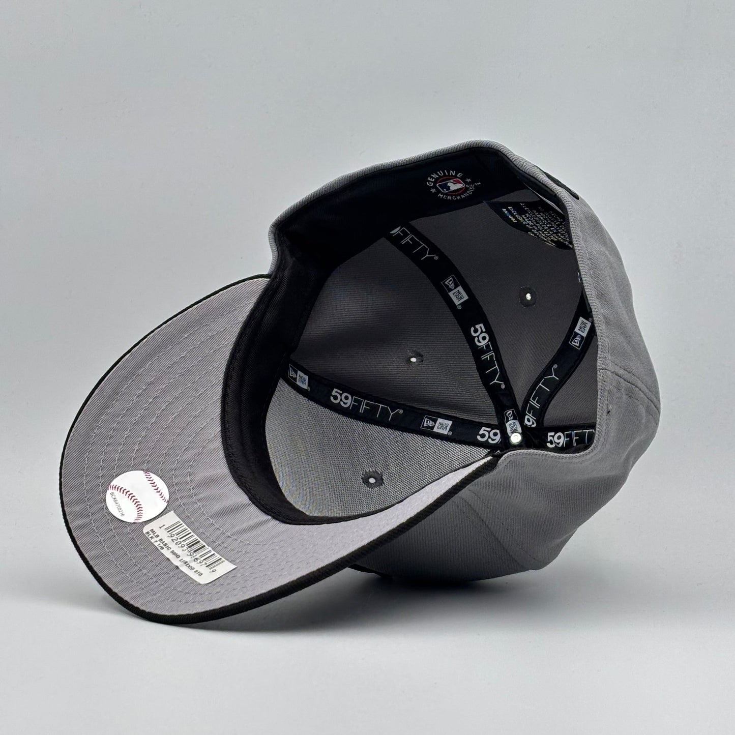59FIFTY LA DODGERS GREY BLACK VISOR