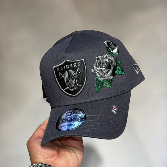 9FORTY A FRAME LOS RAIDERS GRAY PATCH
