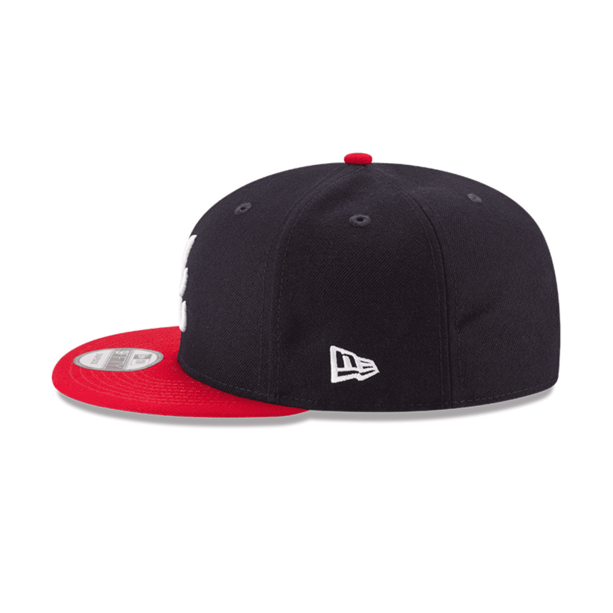 ATLANTA BRAVES NAVY/RED BRIM