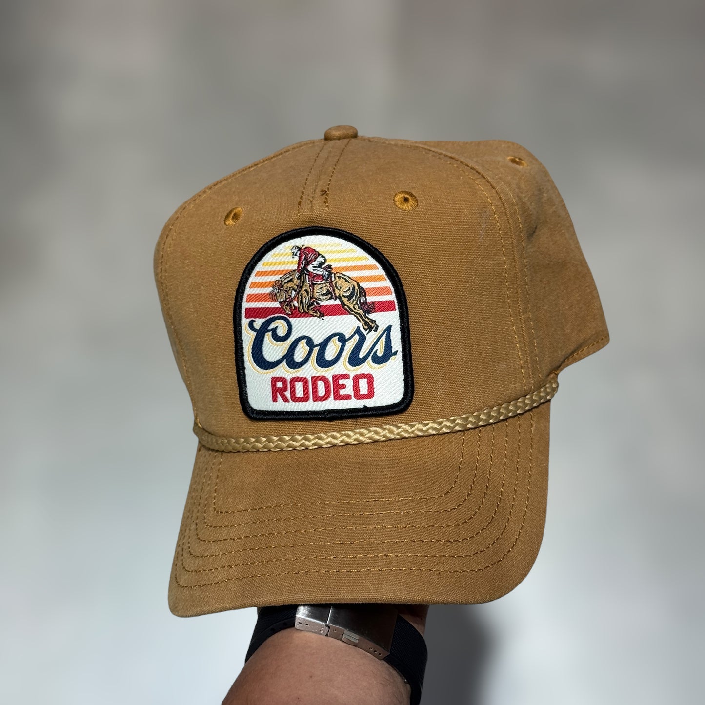 GORRA COORS RODEO BROWN SIN MALLA