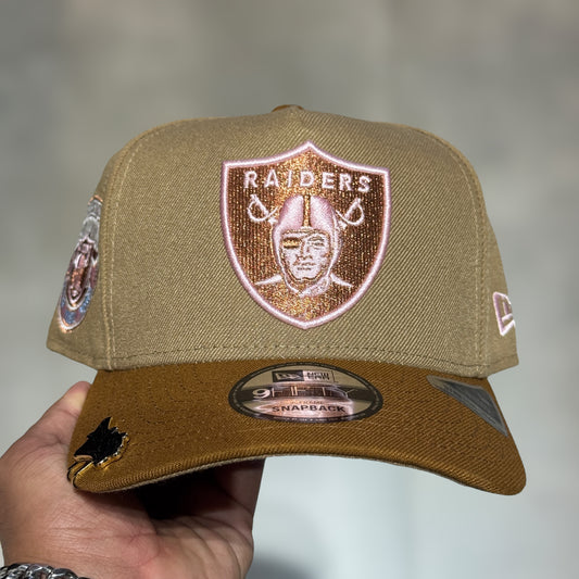 9FORTY RAIDERS CAQUI BROWN VISOR CHAMPIONS