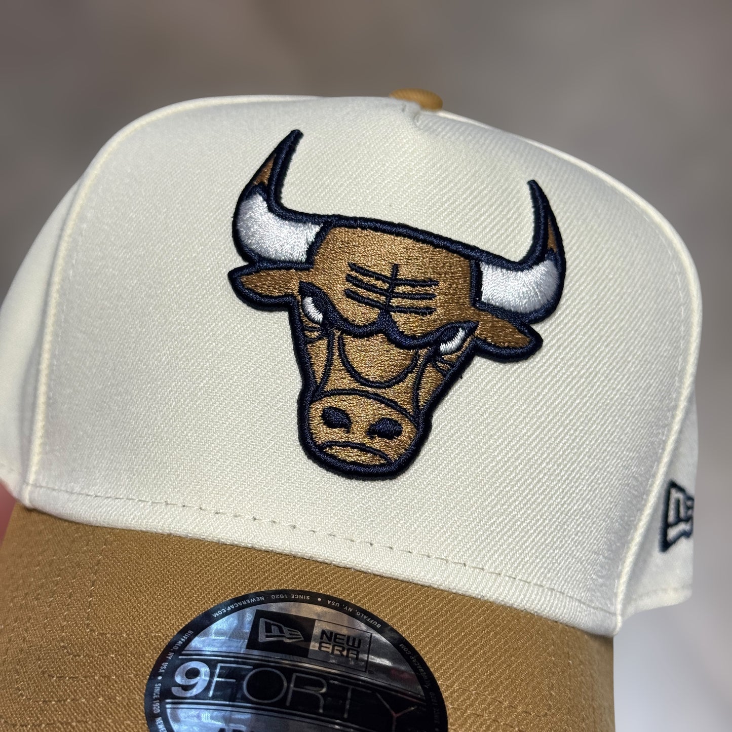 9FORTY CHICAGO BULLS BEIGE CAQUI BROWN