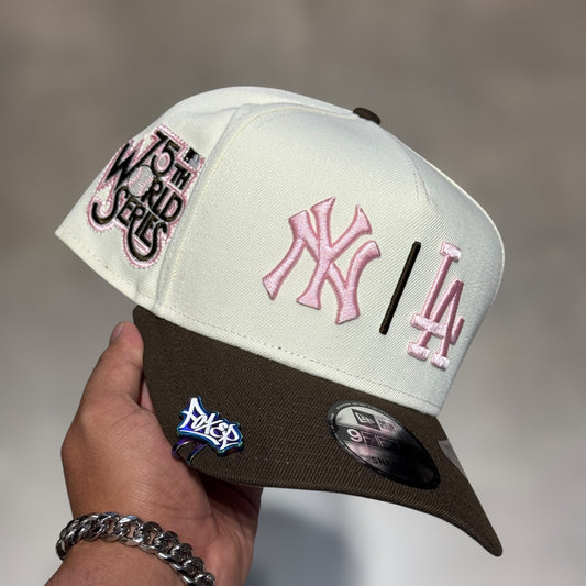 9FIFTY DUAL LOGO NY& LA BEIGE
