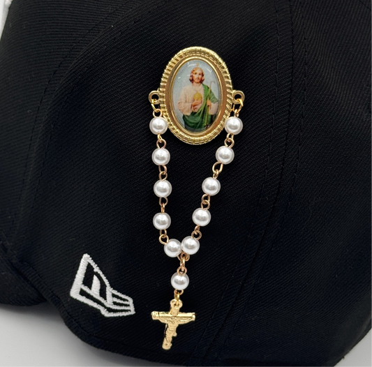 PIN ROSARIO MEDALLA + CRUZ
