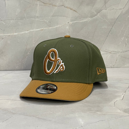 9FIFTY BALTIMORE ORIOLES OLIVE GREEN/CAQUI
