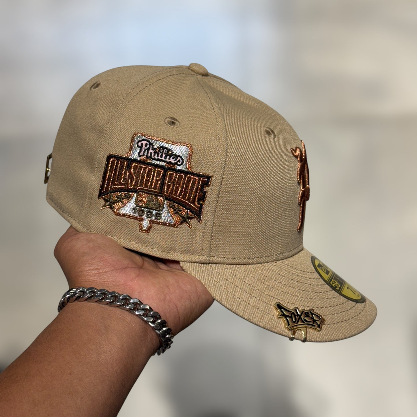 59FIFTY PHILLIES KHAKI BRONZE LOGO