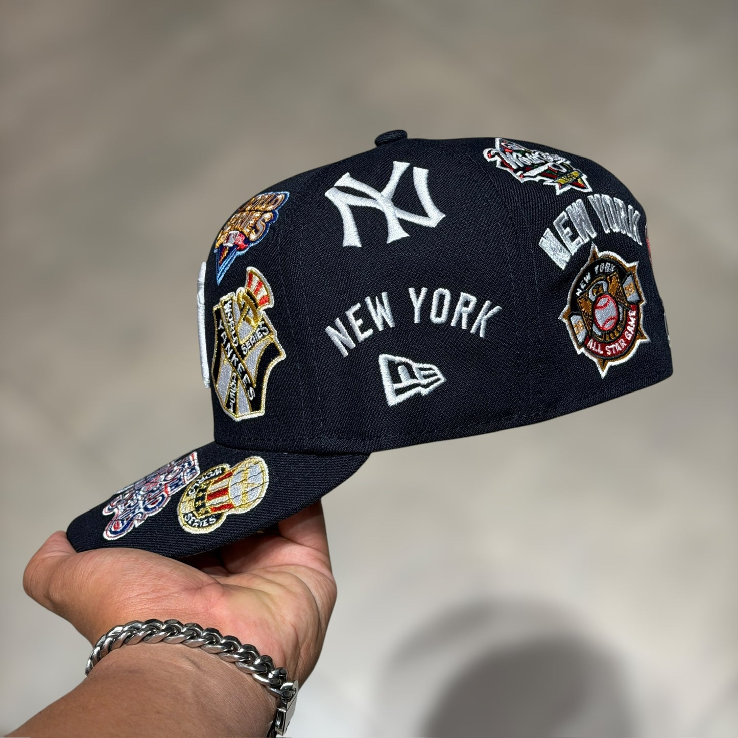 59FIFTY NY YANKEES NAVY MULTIPARCHES