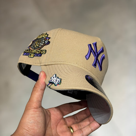 9FORTY A FRAME NY YANKEES CAQUI PURPLE LOGO