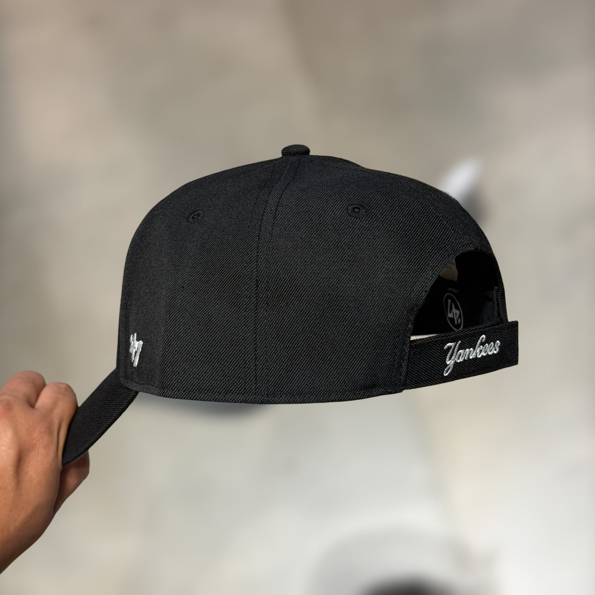 47 brand MVP NY YANKEES BLACK WHITE LOGO