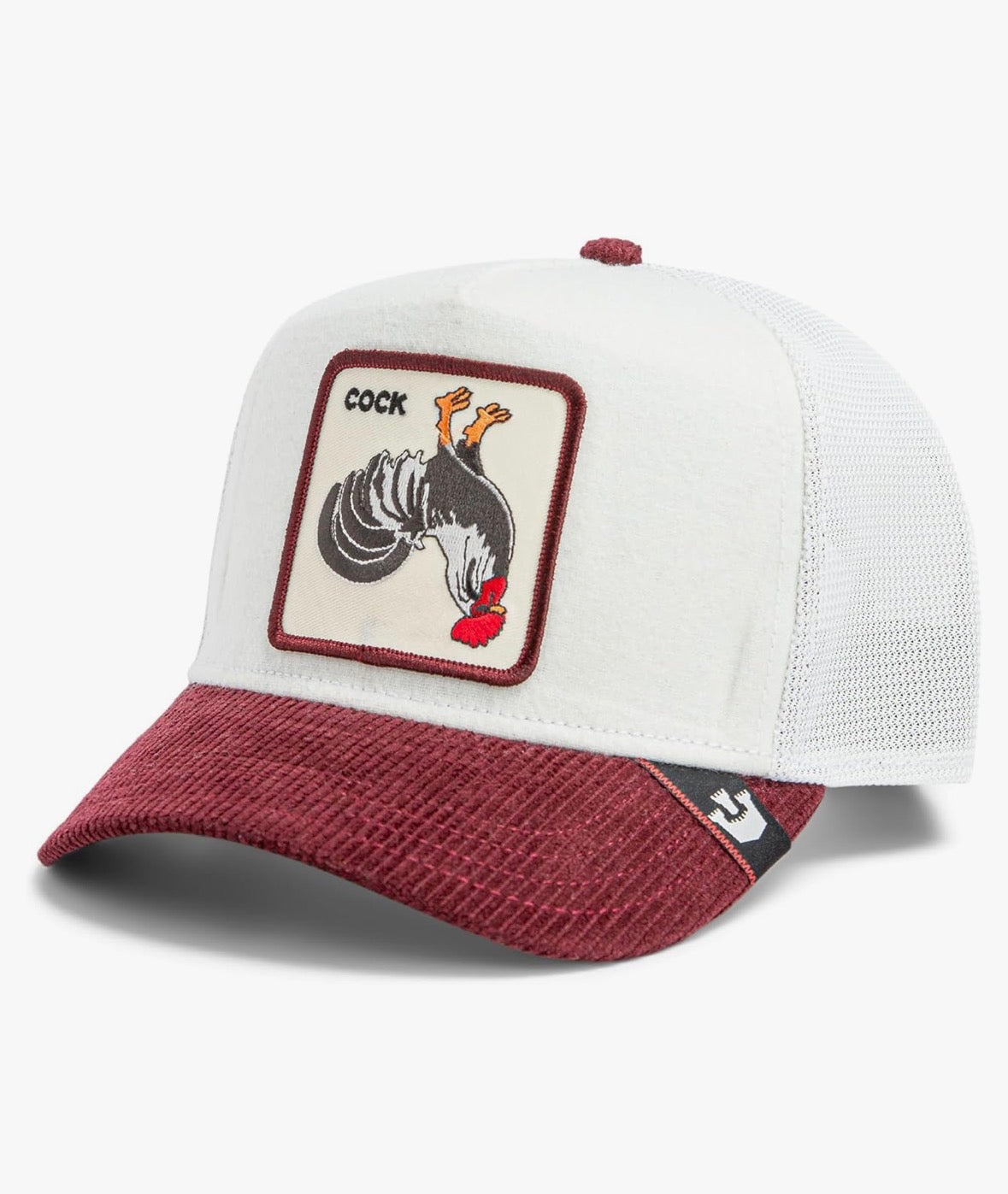 GOORIN BROS COCK UPSIDE WHITE