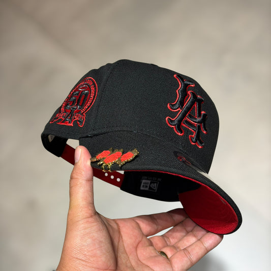 9FIFTY LA DODGERS BLACK RED 50TH