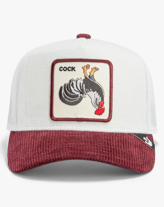 GOORIN BROS COCK UPSIDE WHITE