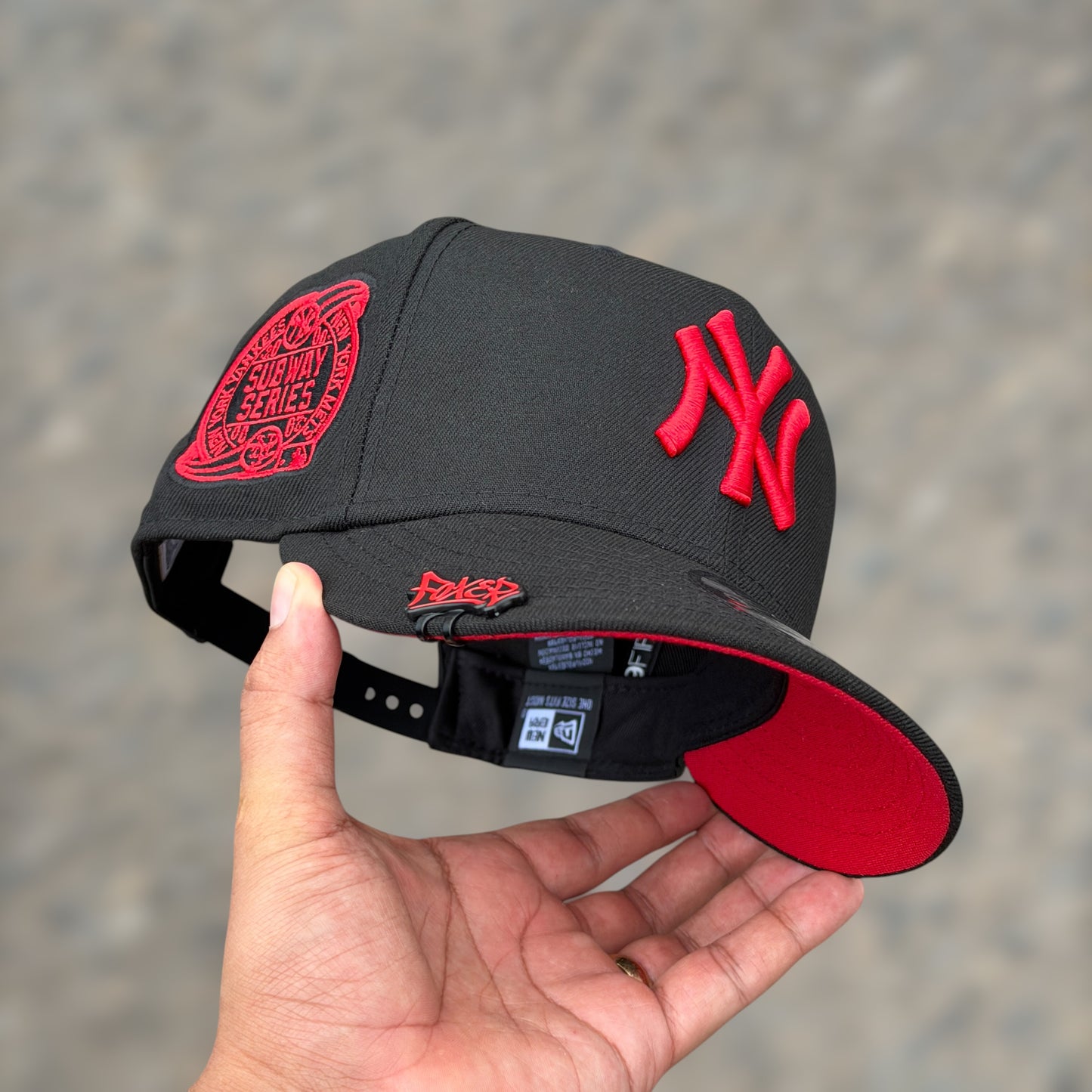 9FIFTY NY YANKEES BLACK RED LOGO