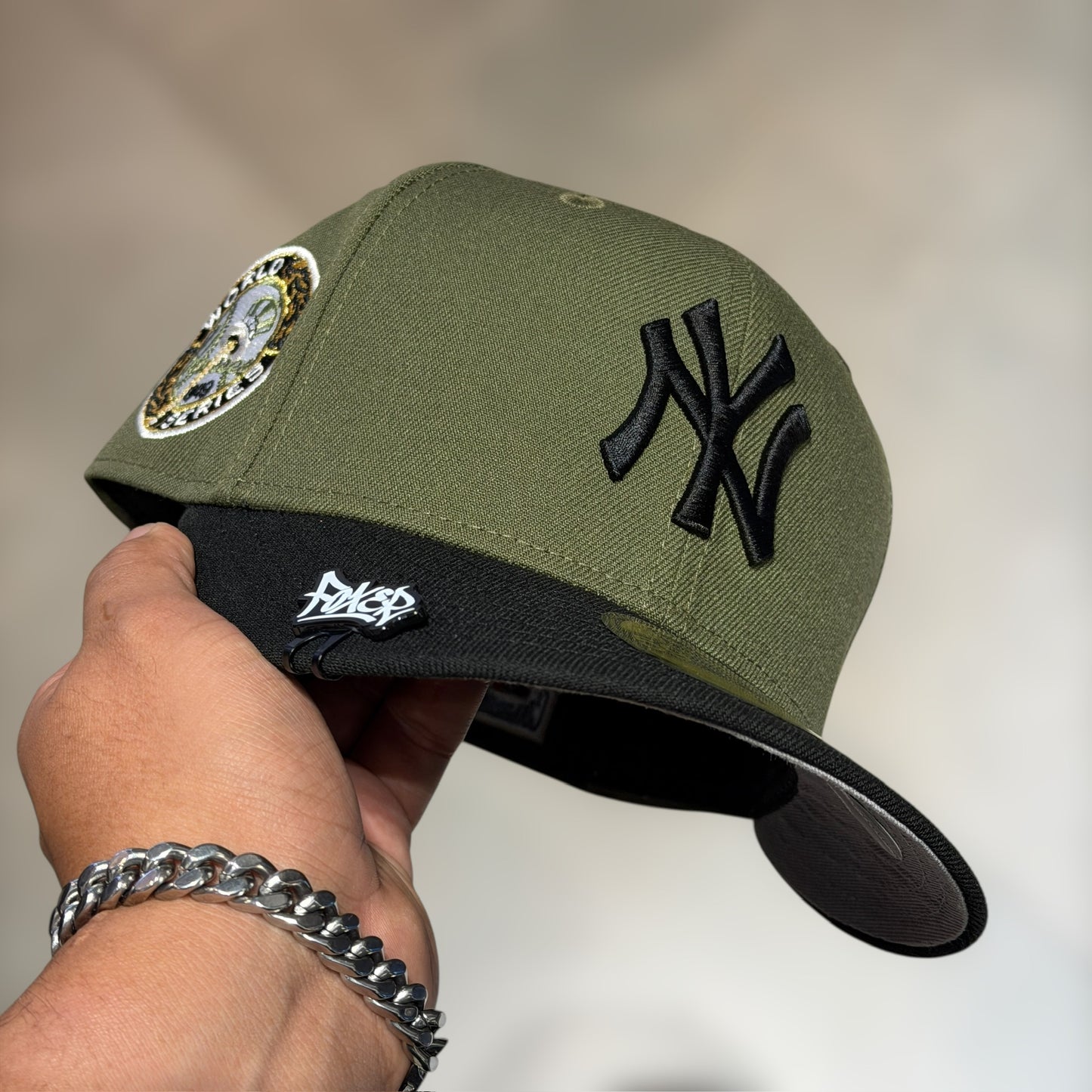 59FIFTY NY YANKEES OLIVE BLACK VISOR